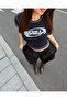 Y2K Urban Slim Fit Full Length Monstars Blouse Croptop - 3