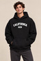 Men's California Golden 3 Thread 100% Cotton Hooded Sweatshirt