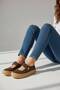 100% Genuine Nubuck Leather Full Orthopedic Heel Spur Supported Strapped Ballerina Shoes - 3