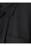 Anthracite Shirt Collar Men's Textured Shirt - 3