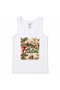 Palestine Golden Dome & Olive Tree Graphic Tank Top