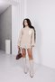Pullover with Lace Pockets and Hem - 8
