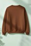 New York Printed Cotton 3 Thread Threaded Crew Neck Oversize Sweatshirt - 2