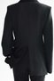 Single-breasted wool blazer - 6