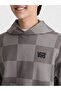 Tonal Check Stretch Logo Pullover Men's Gray Sweatshirt - Vn000Zp4 - 5