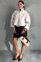 Beige Cashmere Bomber Women's Jacket Mg2902 - 6