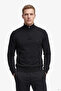 Men's Black Regular Fit Knitwear