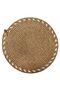 Burçak 6-Piece Round American Service Set (33 cm) |   100% Vegan Leather Label Supla Set