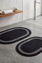 2-Piece Loren Jute Bath Mat Set (60X100 cm and 50X80 cm) - Natural Polypropylene Jute Rug Set for Large Bathrooms - 2