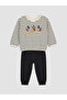 Esvab • Modern & Distinctive Striped Mickey Mouse Printed Baby Boy Set - 3