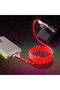 كابل شحن سريع USB A إلى Type C بقدرة 60 واط، شاحن هاتف عالي السرعة مع مؤشر LED مرئي للتيار - 8
