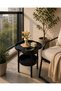 Side Table 2 Tier Nightstand, Modern Bedside Table with Open Storage Shelf, Small End Table for Bedr - 7