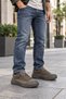 Suara Men's Brown Leather Outdoor Trekking Shoes – Durable and Comfortable Casual Shoes