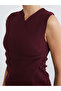 Esvab • Modern & Distinctive Double-Breasted Roba Collar Gathered Women's Knitwear Undershirt - 3