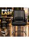 COMFY-V Visitor Chair, Ergonomic Mesh Back, Adjustable Lumbar Support & Armrests, Cushioned Seat, Premium Chrome Cantilever Base, Office & Meeting Chair - 5