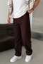 Aleg Beli Elastic Waist Lace-Up Baggy Fit Men's Trousers - 5