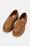 Women's Taba Nubuck Genuine Natural Leather 36-41 Size Orthopedic Sole Loafer Shoes - 2