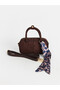 Suede-Look Women's Shoulder Bag for Style Enthusiasts from Uzg Store - 3