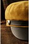 Women's Suede Textured Leather Visor Captain Hat Vintage Cap Ribbon Detailed Winter Painter Hat Baker Boy Trend Accessory - 2