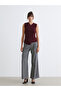 Esvab • Modern & Distinctive Double-Breasted Roba Collar Gathered Women's Knitwear Undershirt - 2