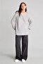 Regular Fit Basic Knitwear Gray Women's Sweater H6905Az/Gr192 - 2
