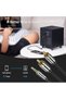 كابل صوت RCA 3.5 ملم إلى 2 RCA على شكل Y، كابل صوت ستيريو متوافق مع وحدة تحكم DJ ومكبر الصوت - 3