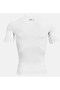 Heatgear Armour Compression White Black Men's T-Shirt 1361518-100 - 5