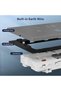 مقبس كهربائي جداري أحادي التبديل، مقبس بريطاني مع منافذ شحن USB C و USB A، مقبس حائط. - 3