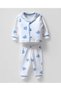 Teddy Bear Printed Baby & Kids 100% Cotton Pajama Set - 3