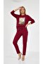 Luna Rose Tracksuit Set Embossed Print