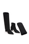 Suede Women's Boots with Detachable Accessories and Detailed Parts
