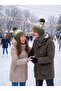 Unisex Knitted Beanie with Winter Pattern and Earflaps for Youth and Adults - Soft Furry Inside - 5