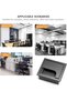 Cable Grommet, 6PCS Computer Desktop Decorative Cable Grommet Plastic Cable Grommet with Brush Gromm - 4