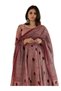 Maroon Floral Printed Viscose Rayon A-Line Kurta Set - ALV2051 | Maroon-Size:2XL-44-Inches - 3
