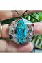 Turquoise Stone - Rutil Quartz Crystal Orgonite Necklace - 2 - (Only Hand Made) - 2