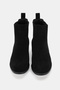 Women's Black Suede Genuine Leather Chelsea Boots & Booties, Size 36-41 - 4