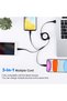 [نسخة 2024 المحدثة] حزمة من 3 كابلات شحن متعددة قابلة للسحب، كابل شحن USB 3 في 1 مع منافذ USB C/Micro - 3