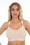 1149 Women's Underwire-Free Front-Zipper Gathering Sports Bra Suitable for Post-Surgery