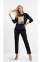 Luna Rose Tracksuit Set Embossed Print - 2