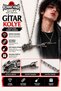 Guitar Necklace – Rock Metal Music Themed Chain Necklace with Guitar Figure Electric Guitar