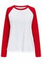 Two Color Long Sleeve Basic Sweatshirt
