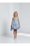 Girl's Corset Detailed Mini Design Evening Dress - 4