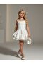 Girl's Corset Detailed Mini Design Evening Dress - 4