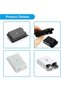6 Pack Replacement Battery Cover Case Shell, for Xbox 360 Wireless Controller Accessories Kit (3 Bla - 3