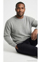 Men's Gray Crew Neck Basic Knitwear Sweater Long Sleeve Plain Casual Regular Fit Knitted Sweater 12304940 - 2
