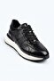 Drift Black Men's Leather Shoes - 2