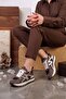 Lorven Imported Special Series Hidden Padded Women's Sneakers Brown