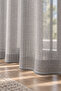 Anthracite Gray Tulle Curtain with Slubbed Texture, Elegant 1/3 Sik Pile, Ready to Use with Cornice, Suitable for Any Room - 4