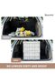 Foldable Storage Box, 55L Multifunctional Outdoor Stackable Bins, Stackable Crates With Wood Lid, fo - 4