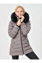 Women's Fur Hooded Inflatable Coat Yasmin